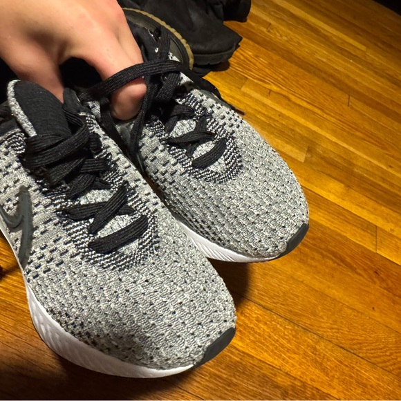 Black and Gray Athletic Shoes - Picture 5 of 5